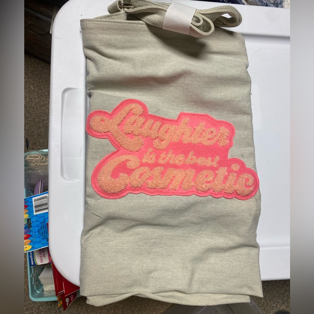 Benefit Tote Laughter is the Best Cosmetic